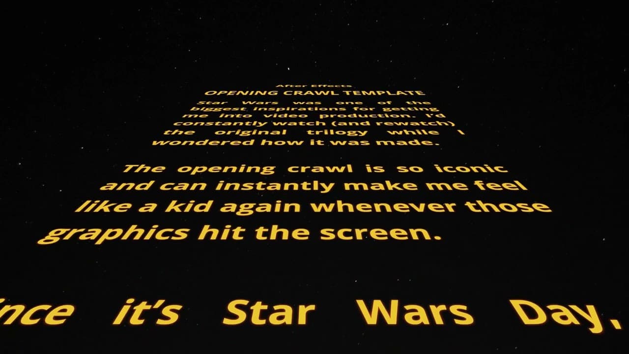 Star Wars Opening Crawl demo